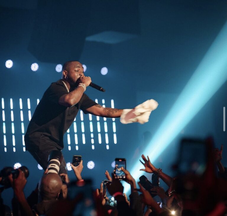 Nigerian Artist, Davido performing