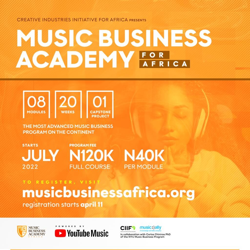 MUSIC BUSINESS ACADEMY FOR AFRICA IS BACK!