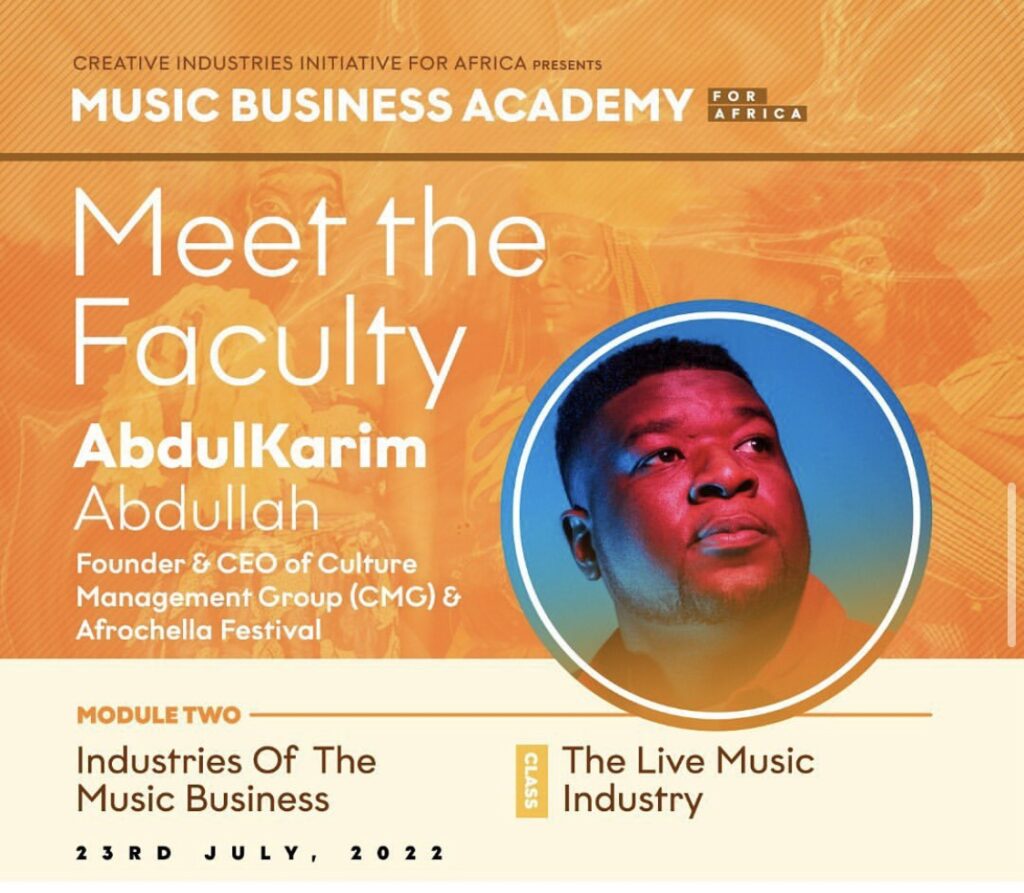 AbdulKarim Abdullah, faculty guest for MBA 2022 module two’s