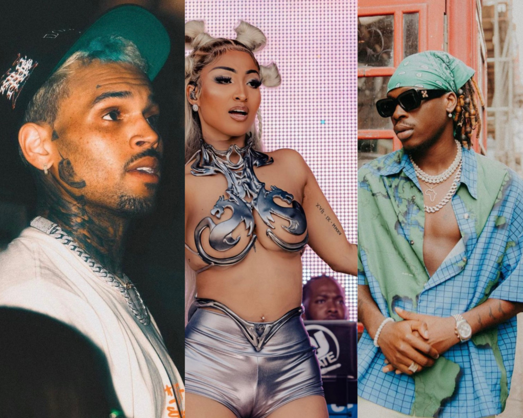 Chris brown, Fireboy and Shenseea