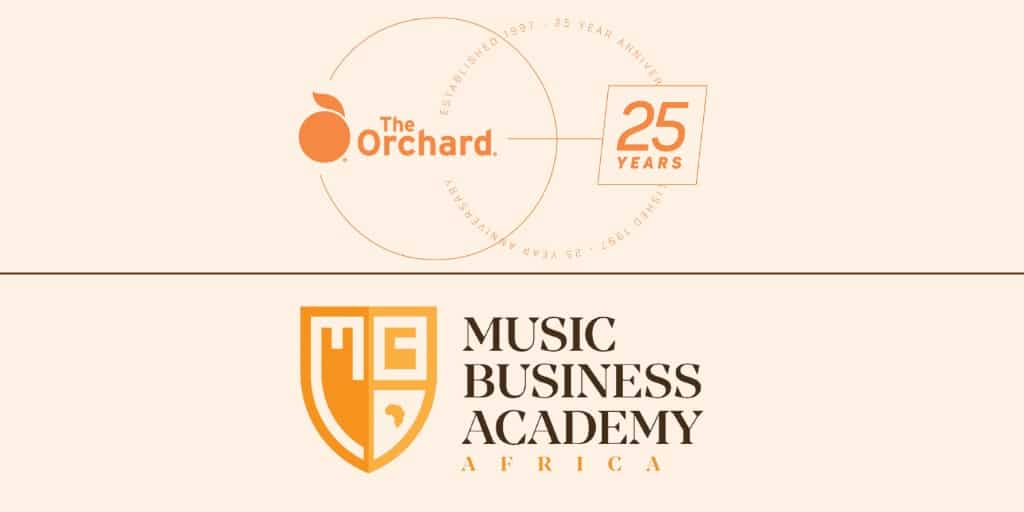 The Orchard and Music Business for Africa logo