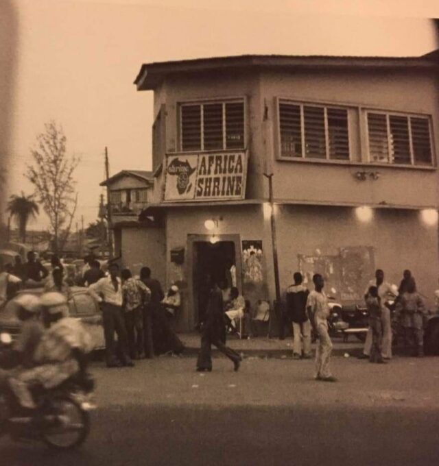 Fela's old Afrika shrine at Mushin 