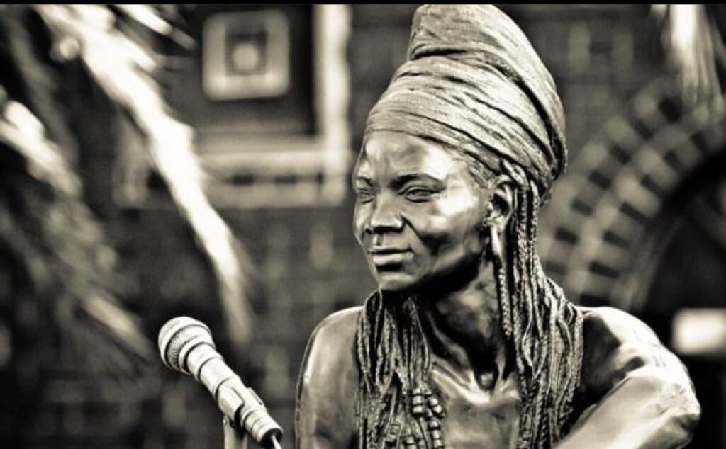 Bronze sculpture to remember the life of Brenda Fassie