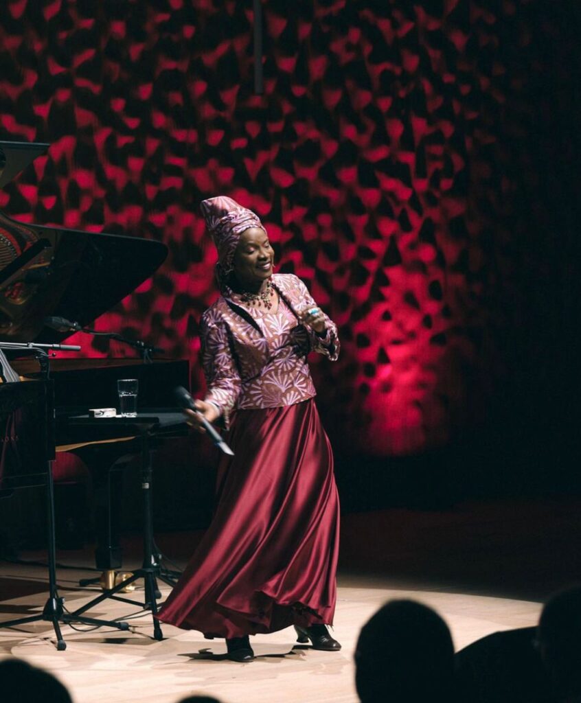 Angelique Kidjo performing