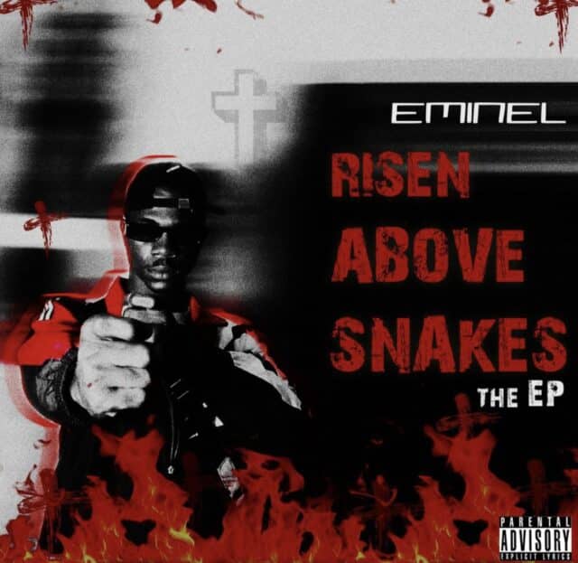 Eminem Risen above snakes cover art