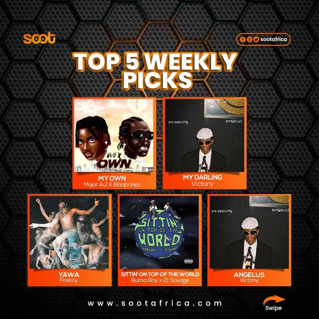 Soot Africa weekly song picks