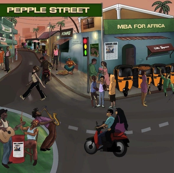 Pepple street album cover art